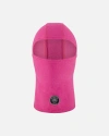 Deux Par Deux Kids'  Brushed Jersey Balaclava In Pink