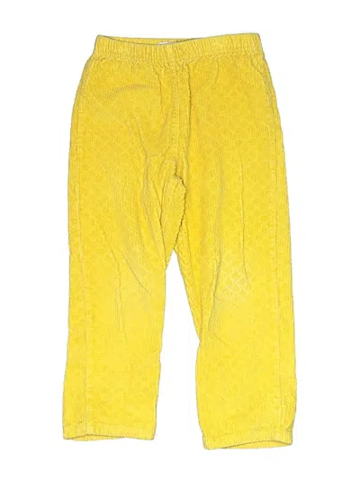 Pre-owned Deux Par Deux Kids' Casual Pants In Yellow