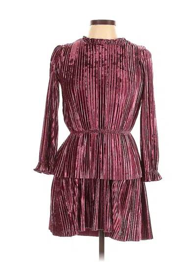 Pre-owned Deux Par Deux Cocktail Dress In Purple