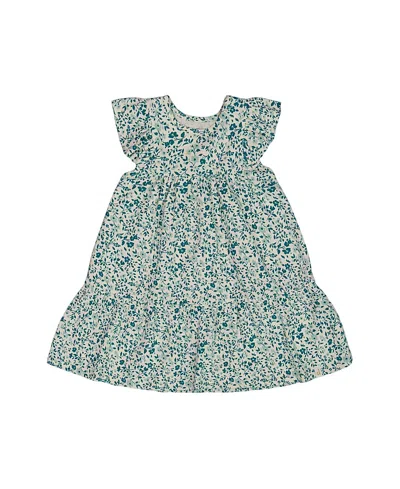 DEUX PAR DEUX DEUX PAR DEUX GIRLS' PRINTED ORGANIC COTTON DRESS - BIG KID