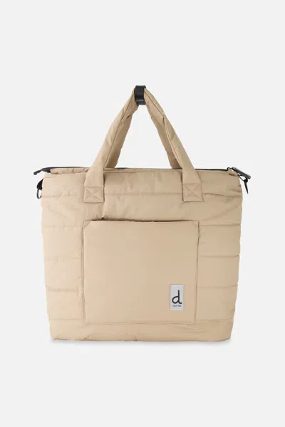 Deux Par Deux Diaper Bag Taupe With Changing Mat