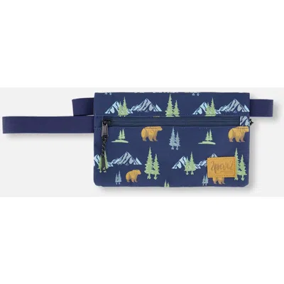 Deux Par Deux Kids'  Double Pencil Case Animal In Blue