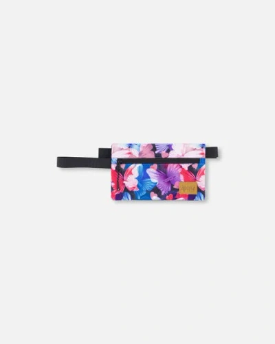 Deux Par Deux Kids'  Double Pencil Case Butterfly In Black