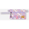 Deux Par Deux Double Pencil Case Cat In Purple