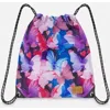 Deux Par Deux Drawstring Bag Butterfly In Black