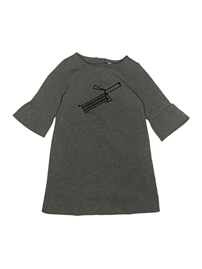 Pre-owned Deux Par Deux Kids' Dress In Gray
