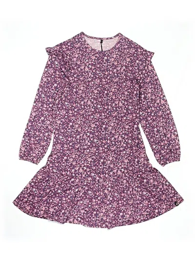Pre-owned Deux Par Deux Kids' Dress In Purple