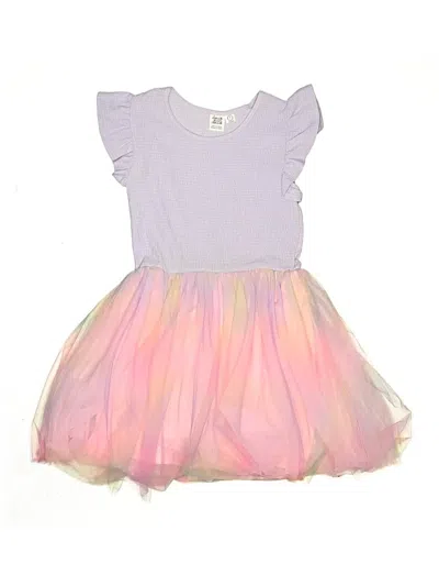 Pre-owned Deux Par Deux Kids' Dress In Purple