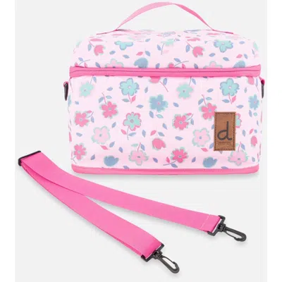 Deux Par Deux Kids'  Flowers Charming Spacious Durable Lunch Box In Multi