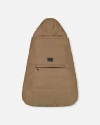 Deux Par Deux Kids'  Gender Inclusive 3-in-1 Multifunction Cover For Car Seat, Stroller, And Carrier In Brown