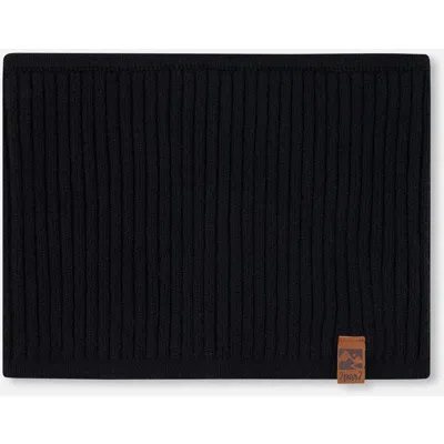 Deux Par Deux Kids'  Gender Inclusive Soft Ribbed Knit Neck Tube In Black