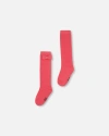 Deux Par Deux Girls' Bow Knee Socks - Little Kid, Big Kid In Camelia Rose