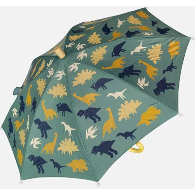 Deux Par Deux Girl Color-changing Animal Umbrella In Multi