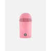 Deux Par Deux Girl's Jersey Balaclava Candy Pink In Azalea Pink
