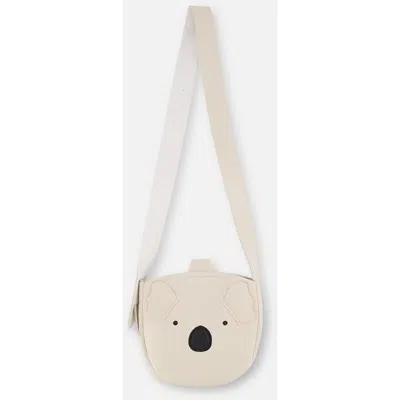 Deux Par Deux Kids'  Girl's Koala Bag Beige In Beige Koala