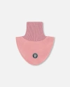 Deux Par Deux Girl's Neckwarmer Light Pink In Silver Pink