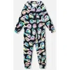 Deux Par Deux Girl One-piece Thermal Underwear In Multi