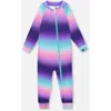 Deux Par Deux One-piece Thermal Underwear In Purple
