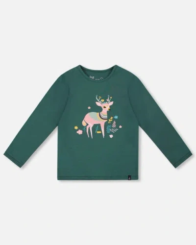DEUX PAR DEUX DEUX PAR DEUX GIRL ORGANIC COTTON LONG SLEEVE T-SHIRT