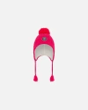 Deux Par Deux Girl's Peruvian Knit Hat Fuschia Pink In Beetroot Purple