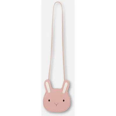 Deux Par Deux Kids'  Girl's Rabbit Crossbody Bag Soft Pink