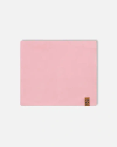 Deux Par Deux Kids'  Girl's Solid Neck Tube Pale Pink