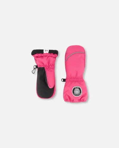 Deux Par Deux Kids'  Girl Winter Mittens Play In Pink