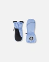 Deux Par Deux Kids'  Girl Winter Mittens Play In Blue