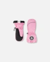 Deux Par Deux Kids'  Girl Winter Mittens Play In Pink