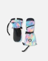 Deux Par Deux Girl Winter Mittens Teknik In Black