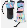 Deux Par Deux Girl Winter Mittens Teknik In Blue