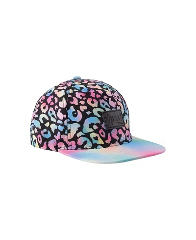Deux Par Deux Girls' Animal Print Cap - Baby In Multi