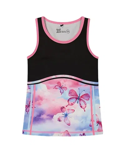 DEUX PAR DEUX DEUX PAR DEUX GIRLS' COLORBLOCK ATHLETIC TANK TOP - BIG KID
