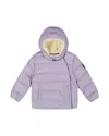 Deux Par Deux Girls' Compressible Winter Puffy Coat Designed For Car Seat - Little Kid In Blue
