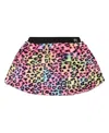 Deux Par Deux Faux Fur Skirt Multicolor Leopard In Multi