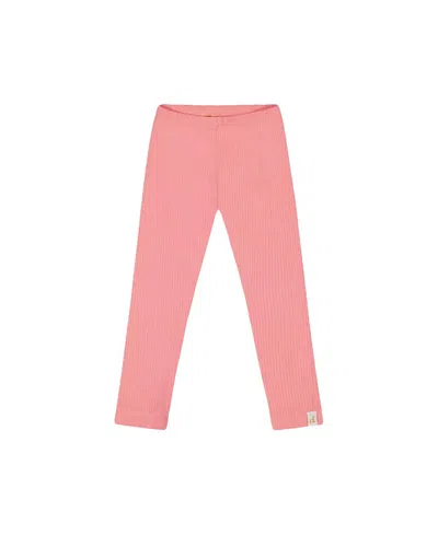 DEUX PAR DEUX DEUX PAR DEUX GIRLS' FLAT BACK RIB LEGGINGS - BABY