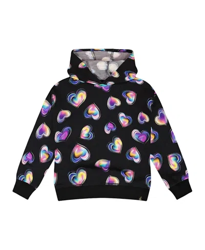 Deux Par Deux Girls' Fleece Hoodie - Little Kid