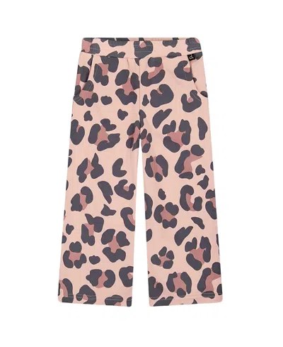 DEUX PAR DEUX DEUX PAR DEUX GIRLS' FRENCH TERRY WIDE LEG SWEATPANTS - LITTLE KID
