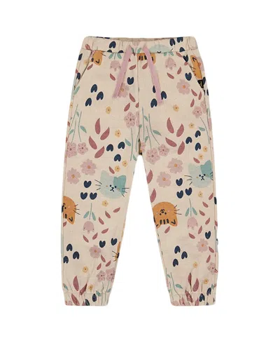 DEUX PAR DEUX DEUX PAR DEUX GIRLS' GLITTERING FRENCH TERRY SWEATPANT - LITTLE KID, BIG KID