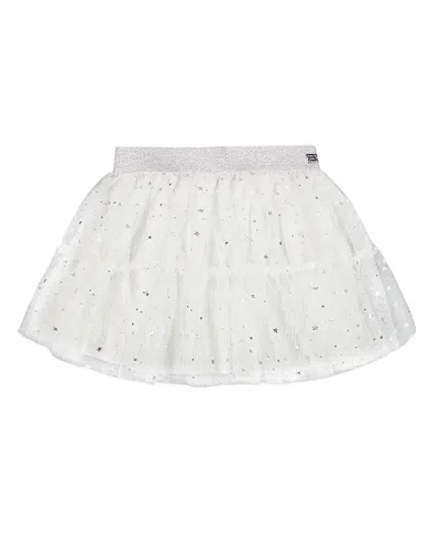 Deux Par Deux Girls' Glittering Tulle Skirt - Little Kid In Off White