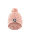 Deux Par Deux Girls' Knit Hat - Baby In Bridal Rose