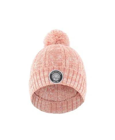 Deux Par Deux Girls' Knit Hat - Baby In Bridal Rose