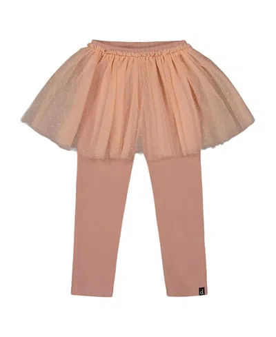 DEUX PAR DEUX DEUX PAR DEUX GIRLS' LEGGINGS WITH TULLE SKIRT - LITTLE KID