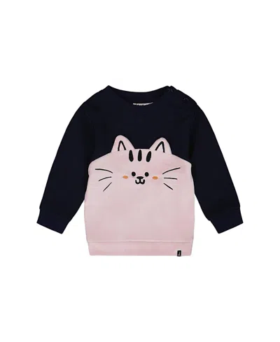 DEUX PAR DEUX DEUX PAR DEUX GIRLS' LONG BI-MATERIAL TOP - LITTLE KID, BIG KID