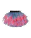 Deux Par Deux Girls' Multi Layer Mesh Skirt - Little Kid In Multi