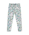 Deux Par Deux Organic Cotton Leggings Llama In Multi