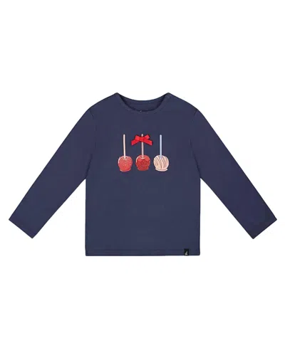 Deux Par Deux Girls' Organic Cotton T-shirt - Little Kid, Big Kid