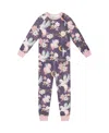 Deux Par Deux Girls' Organic Cotton Two-piece Pajamas - Baby In Multi