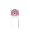 Deux Par Deux Girls' Peruvian Knit Hat - Baby In Orchid Haze