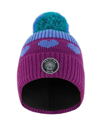 DEUX PAR DEUX DEUX PAR DEUX GIRLS' POMPOM KNIT HAT - LITTLE KID, BIG KID